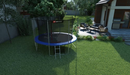 Garden Trampoline 12ft w/ Inner Safety Net