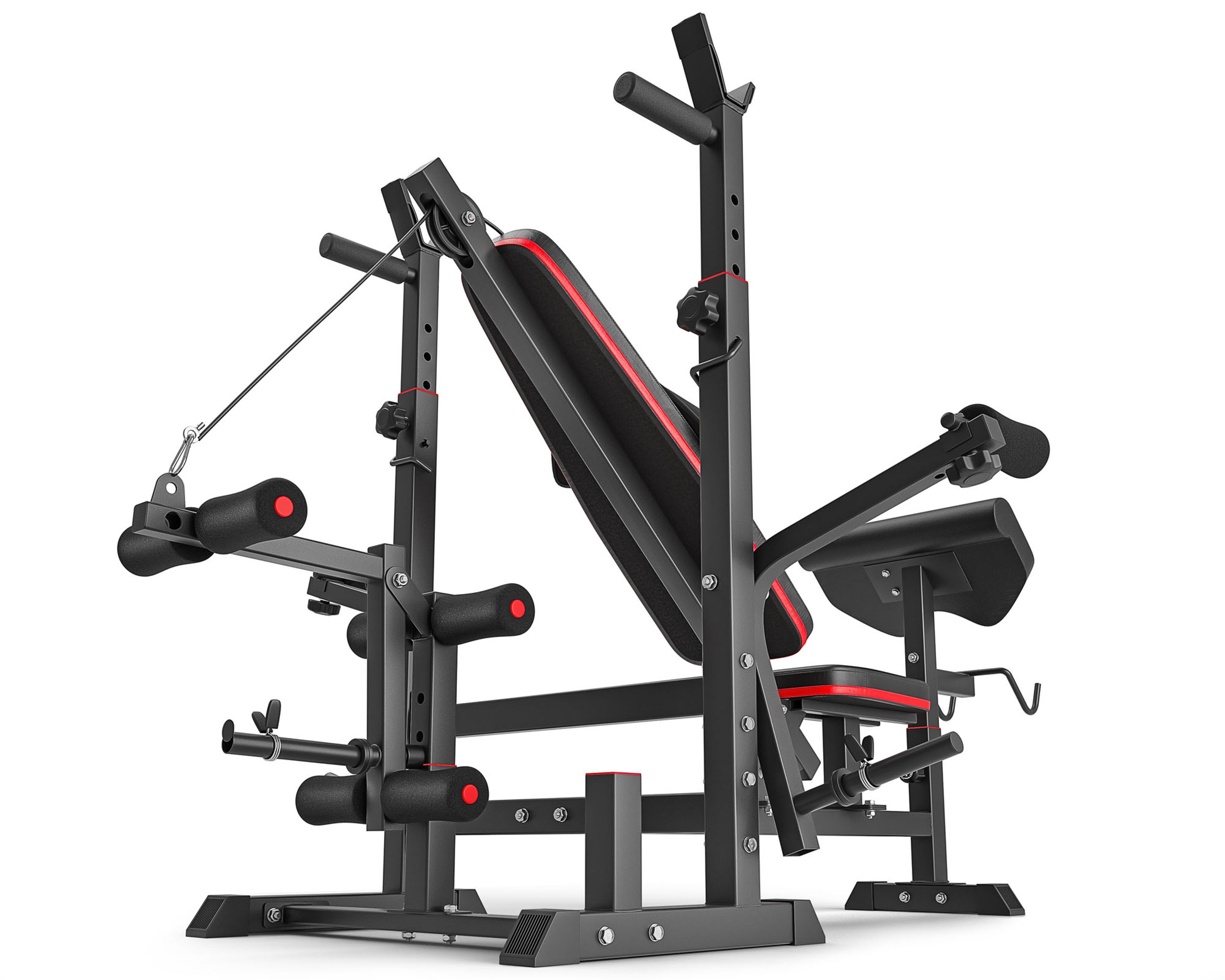 Weight Bench HS-1075 with Lat Pulldown