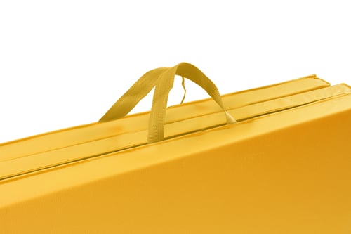 Folding Gymnastic Mat - 4 cm Hard yellow