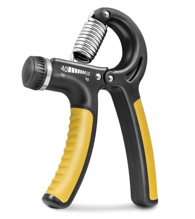 Adjustable Hand Grip Strengthener 10-40 kg yellow