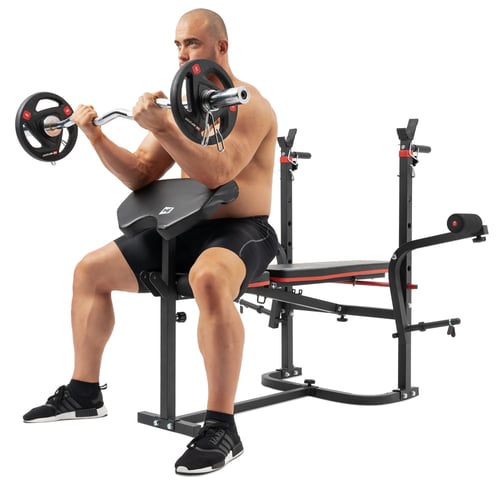 Weight Bench HS-1065HB w/ Preacher Curl