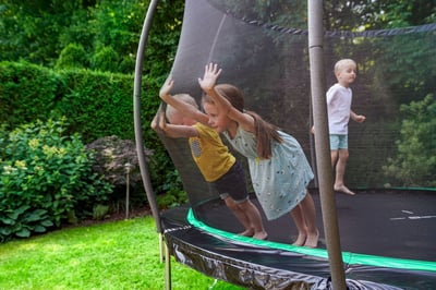 Garden Trampoline 16ft w/ Inner Safety Net