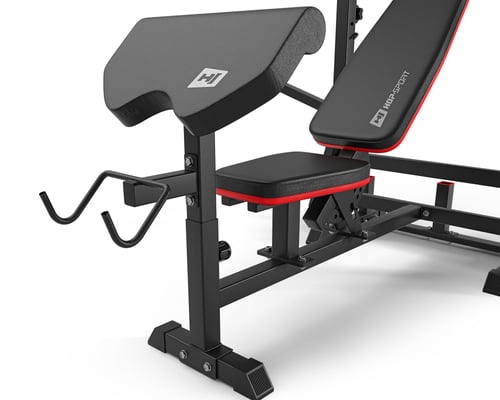 Weight Bench HS-1075 w/ Preacher Curl