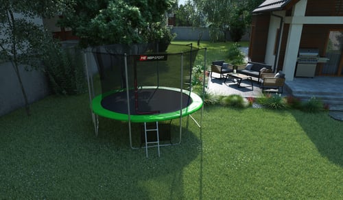 Garden Trampoline 12ft w/ Inner Safety Net