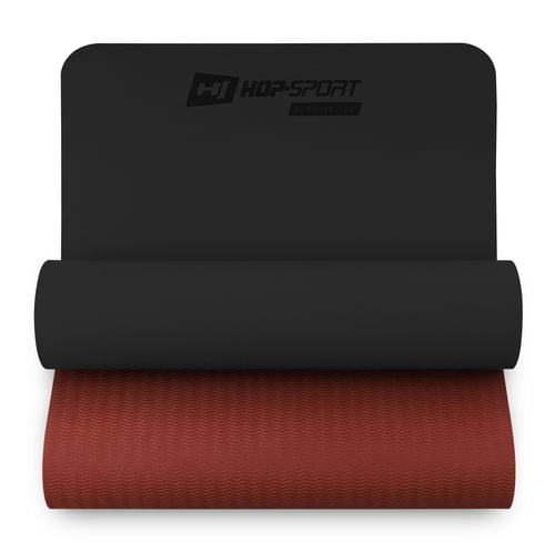 Yoga Mat TPE 0,6 cm black-red