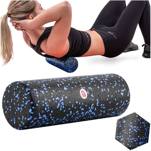 Foam Roller EPP 30 cm Solid black/blau