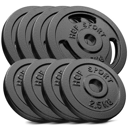 Cast Iron Weights Set 30kg (4x5kg+4x2,5kg)