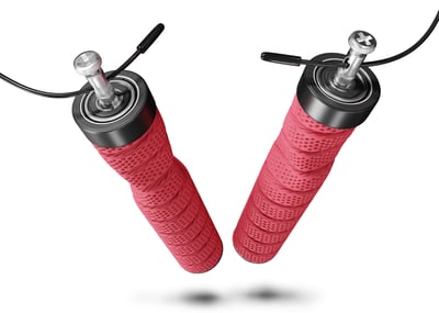 Skipping Rope With Bearings red