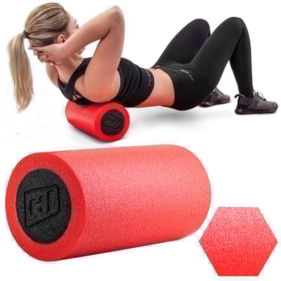 Foam Roller EPE 30 cm red/black