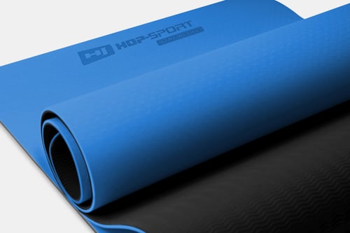 Yoga Mat TPE 0,6 cm blue