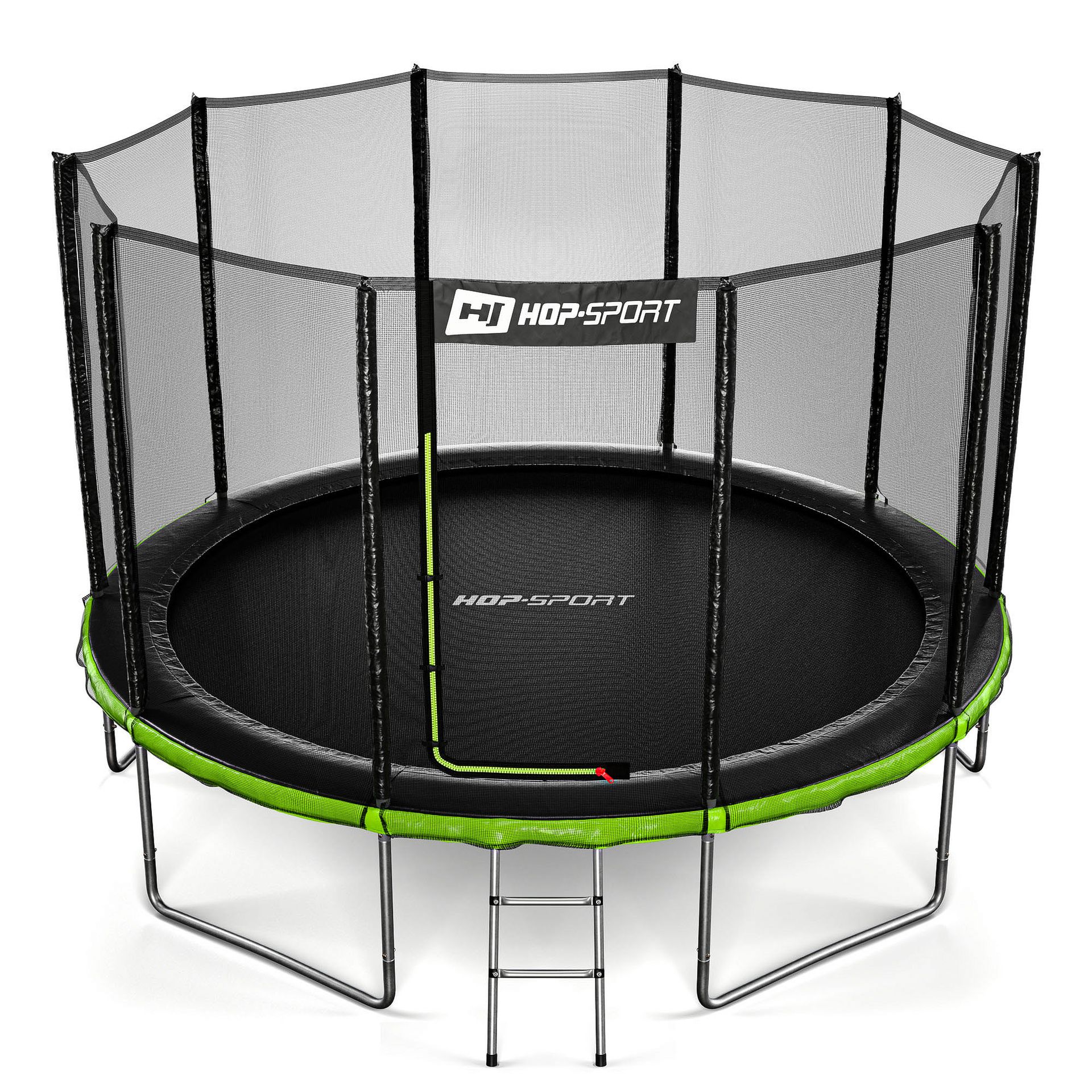 Garden Trampoline 12ft w/ Outer Safety Net - 5 Legs