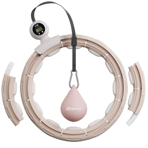 Weighted Hula Hoop with counter beige