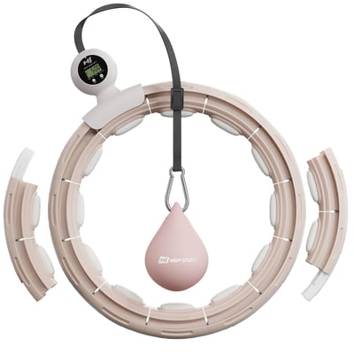 Weighted Hula Hoop with counter beige