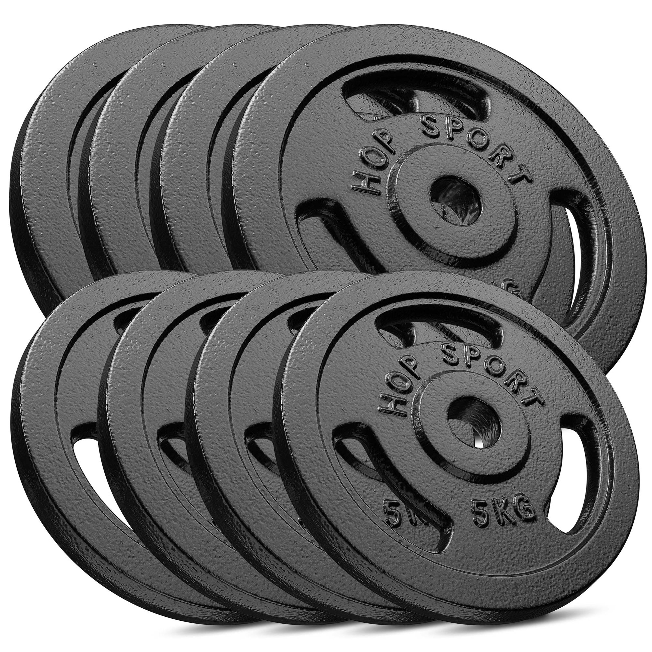 Cast iron weights set 60 kg (4x10, 4x5)