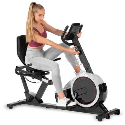 Magnetic Recumbent Bike HS-060L Pulse Silver