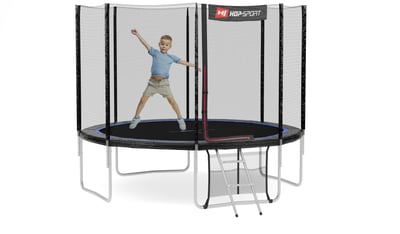 Garden Trampoline 10ft w/ Outer Safety Net - 4 Legs