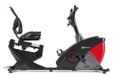 Electromagnetic Recumbent Bike HS-070L Helix Red