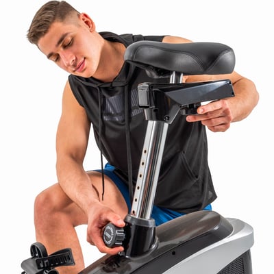 Electromagnetic Exercise Bike HS-090H Apollo Silver