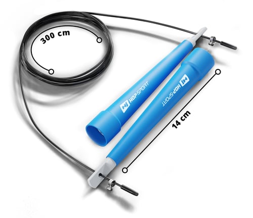 Crossfit Skipping Rope Plastic blue
