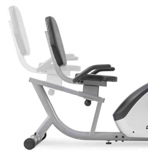 Magnetic Recumbent Bike HS-035L Solo Silver