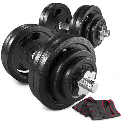 Cast iron dumbell set 2x30 kg