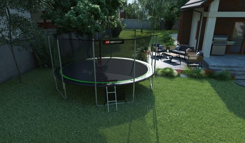 Garden Trampoline 16ft w/ Inner Safety Net