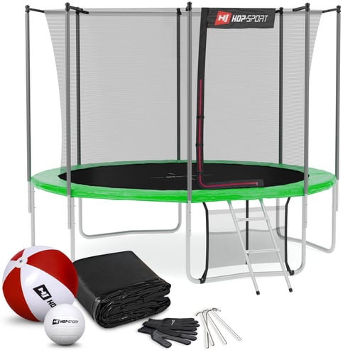 Garden Trampoline 10ft w/ Inner Safety Net - 4 Legs