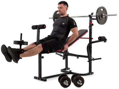 Weight Bench HS-1065HB w/ Preacher Curl