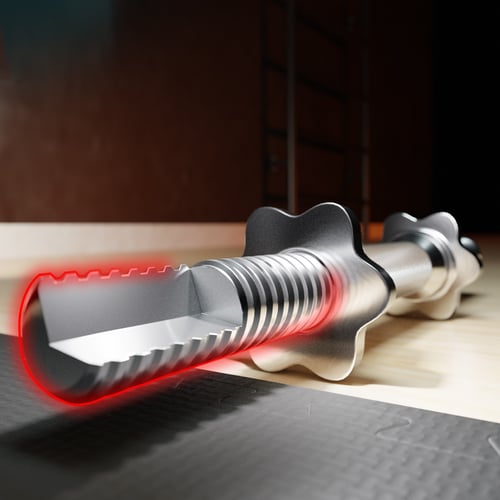 Verchroomde Lange Halterstang van Massief Staal met 30/31 mm Boorgat