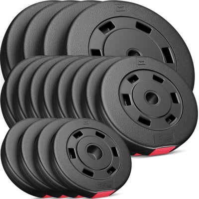 Premium 99 kg Barbell Set with HS-1080 Weight Bench