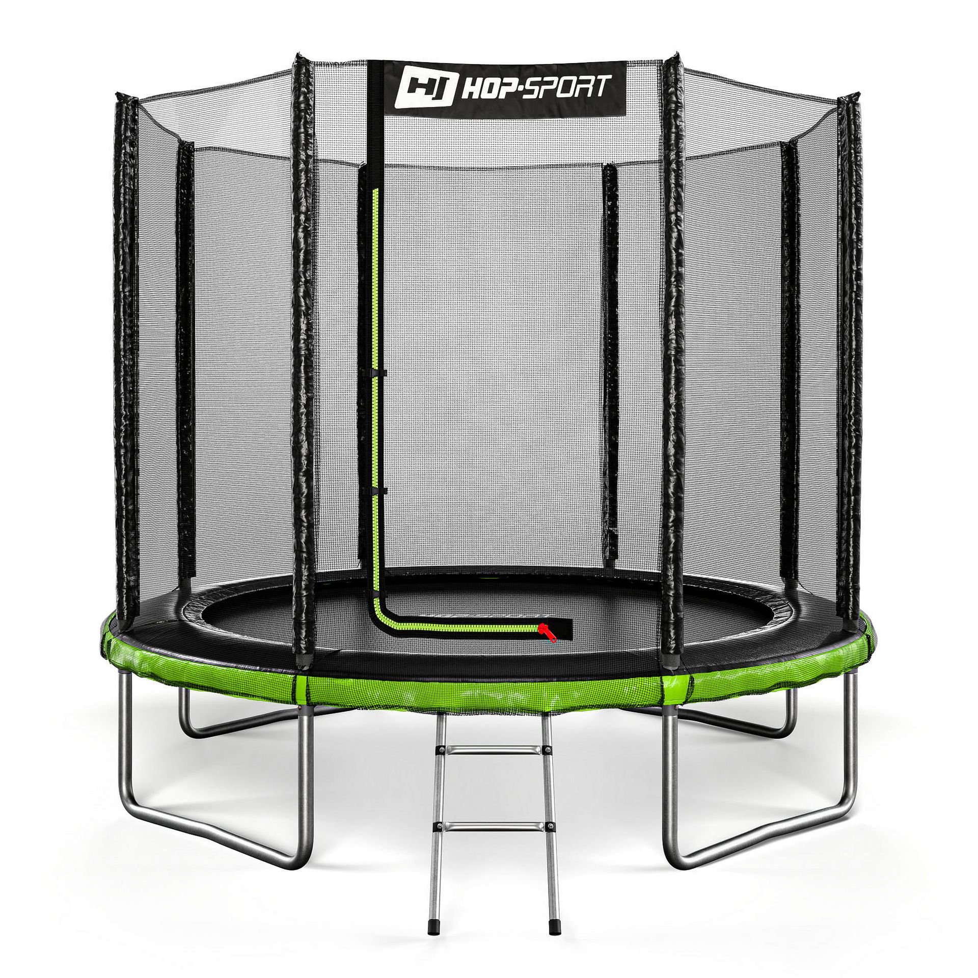 Garden Trampoline 8 ft w/ Outer Safety Net - 4 Legs