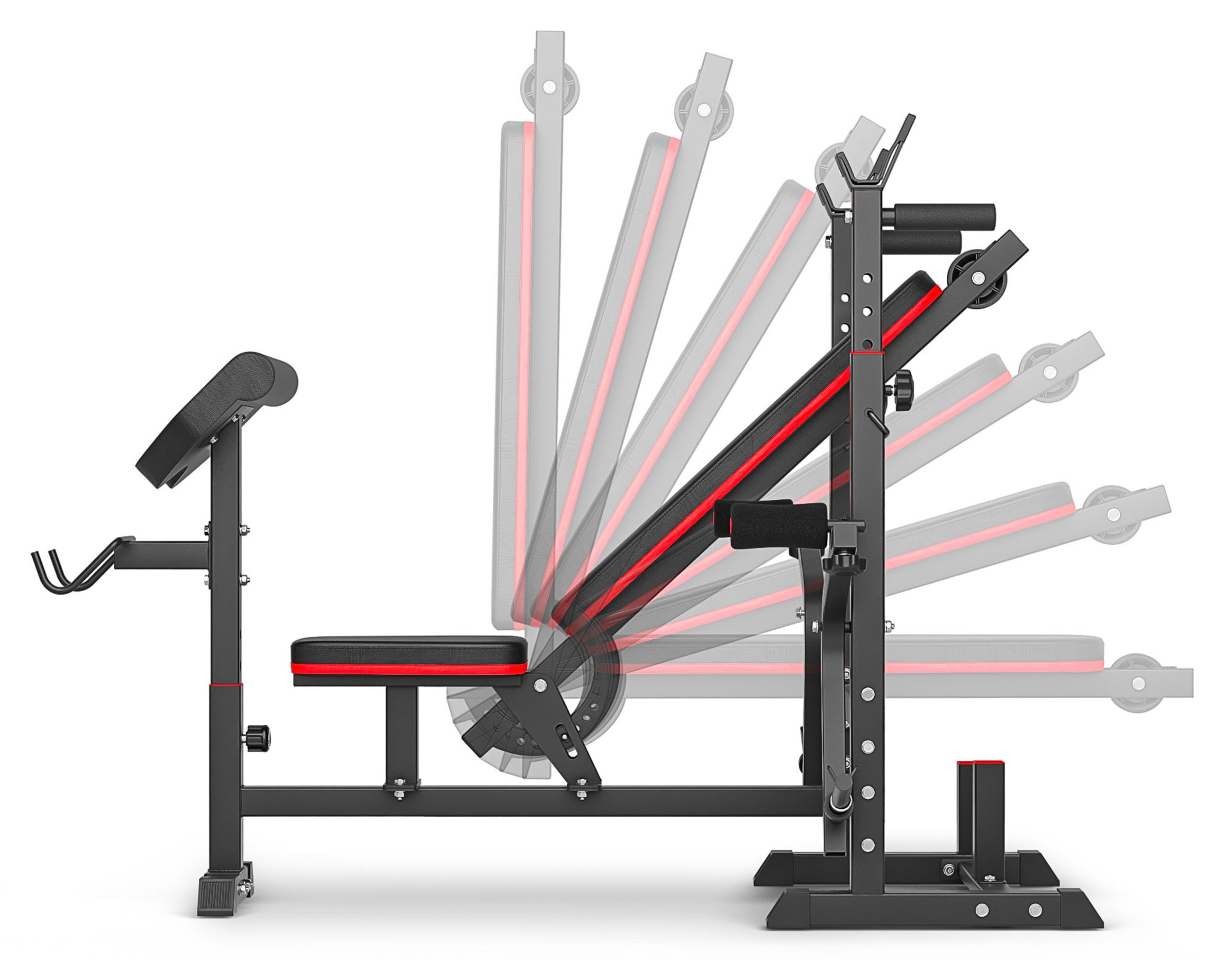 Weight Bench HS-1075 with Lat Pulldown