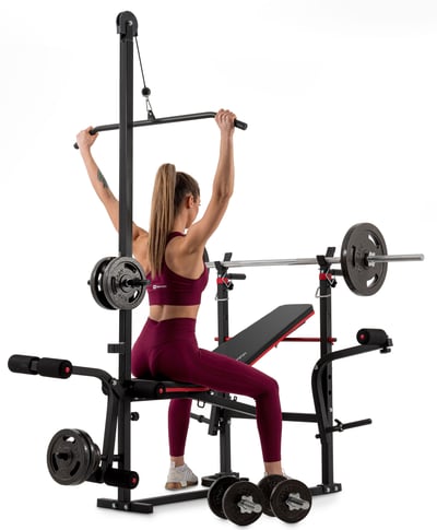 Weight Bench HS-1065 with Lat Pulldown