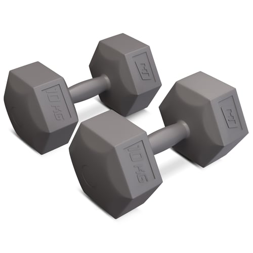 Sada šestihranných fitness činek 2x10kg