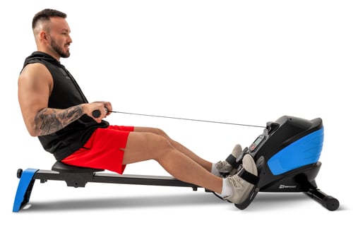 Magnetic Rowing Machine HS-060R Cross Blue