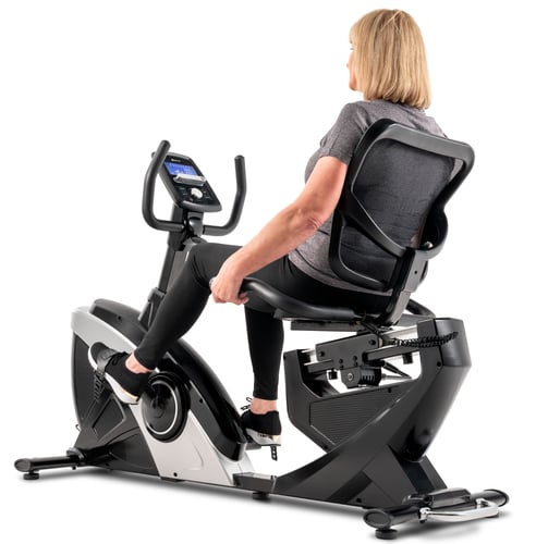 Electromagnetic Recumbent Bike HS-070L Helix Silver