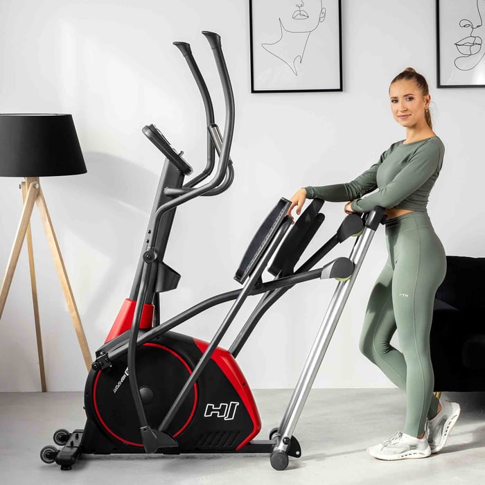 opvouwbaar en verrijdbaar fitnessapparaat