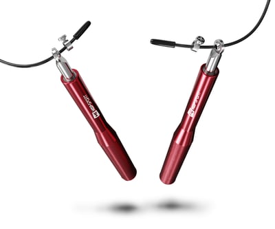 Crossfit Skipping Rope With Bearings Aluminium red
