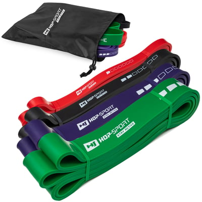 Set of 4 resistance bands 7-57 kg