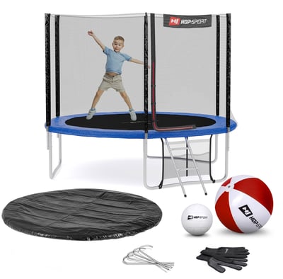 Garden Trampoline 10ft w/ Outer Safety Net - 3 Legs