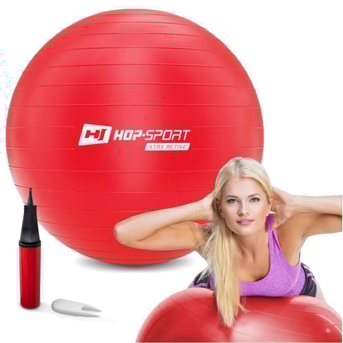 Gym Ball 55 cm w/ Pump red