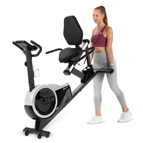 Magnetic Recumbent Bike HS-060L Pulse Silver