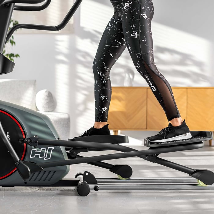 Stelvoeten onder crosstrainer