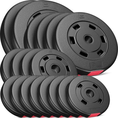 Standard Weights Set 60kg (2x10, 4x5, 4x2,5, 8x1,25 kg)