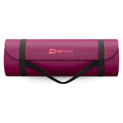 Fitness Mat HS-NB015GM 1,5 cm dark pink