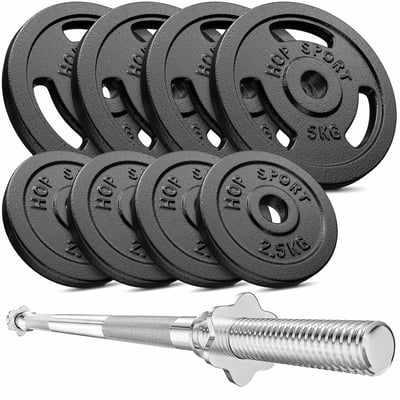 Barbell Set Strong 39 kg + 167cm Barbell