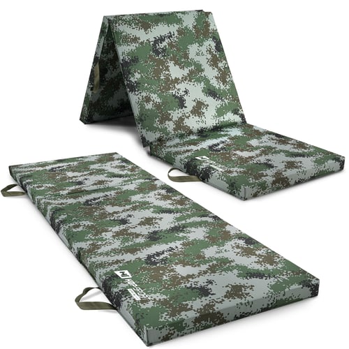 Folding Gymnastic Mat - 5 cm Hard military