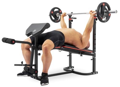 Weight Bench HS-1065HB w/ Preacher Curl