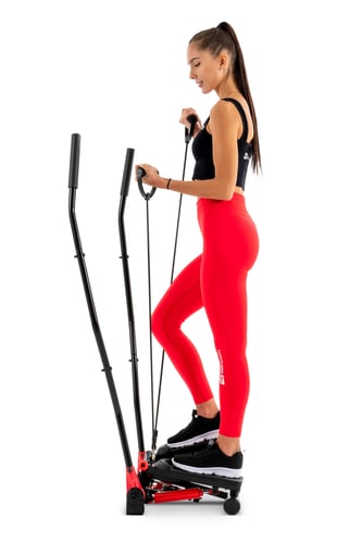 Stepper With Handles HS-045S Slim Red