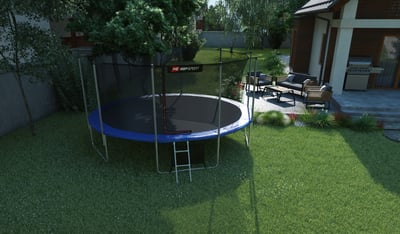 Garden Trampoline 16ft w/ Inner Safety Net